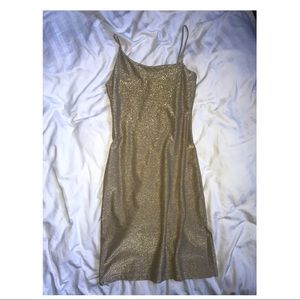 VINTAGE gold dress